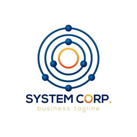 system corporation logo gratis vector