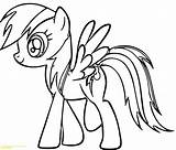 Pages Dash Pony Rainbow Coloring Little Getcolorings Inspirational sketch template