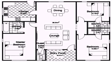 bedroom bungalow floor plan philippines floorplansclick