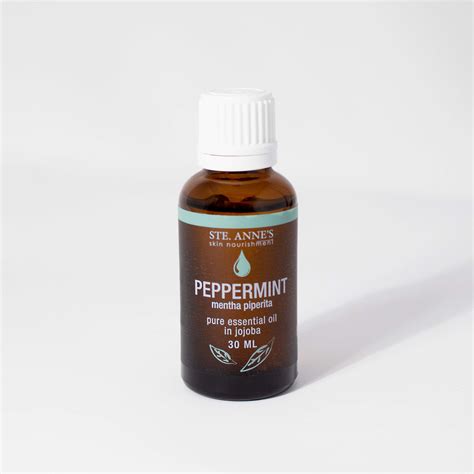 peppermint essential oil skin nourishment