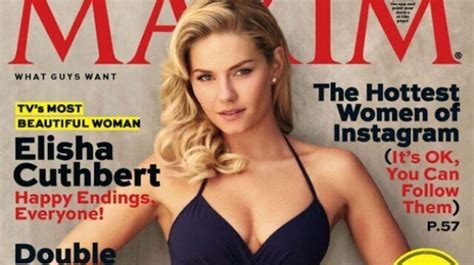 elisha cuthbert is maxim magazine s most beautiful woman in television