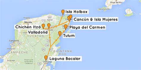 backpacking mexiko yucatan route reisetipps