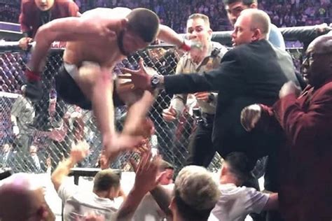khabib nurmagomedov says he jumped danis at ufc 229 because of his age