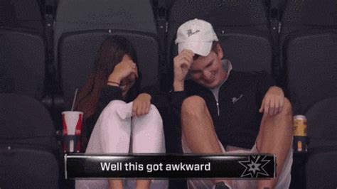 don t worry we found the most awkward kiss cam moment ever e news