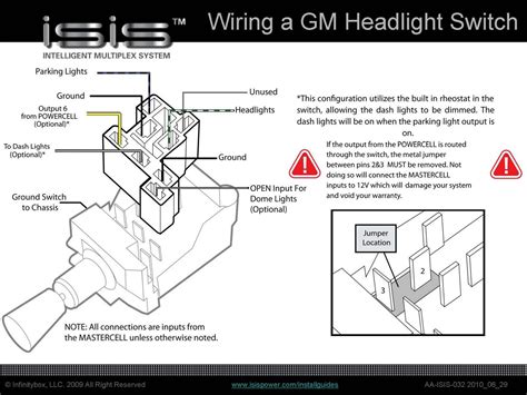 jeep headlight switch wiring diagram