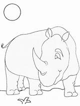Coloring Pages Rhino Rhinoceros Animals Colouring Library Clipart Printable Advertisement Popular Books Coloringhome Book Nosorog Coloringpagebook sketch template