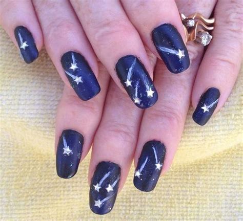 beautiful nail color  fall  star nail designs star nail