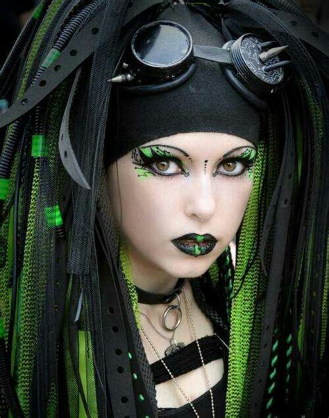 cyber goth couture rave style inspiration cybergoth gothic girls goth girls