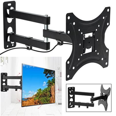 stronger tv full motion wall mount bracket kit    lcd led samsung vizio ebay