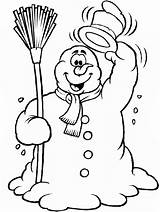 Winter Coloring Pages Printable Sheets Clip Nieve Navidad Snowman Para Wonderland Colorear Dibujos Muñeco Gif Navidenos Kids Visit sketch template