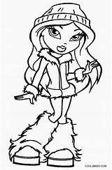 Bratz Coloring Pages Printable Kids Drawing Cool2bkids Getdrawings sketch template