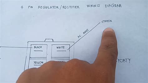wiring diagram    pin regulatorrectifier mio sporty youtube