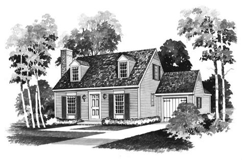 small colonial cape  house plan   bedroom  sq ft cape  house plans colonial
