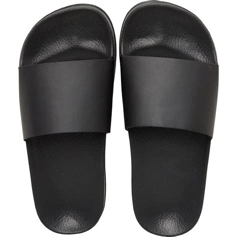 buy fluid womens plain sliders black