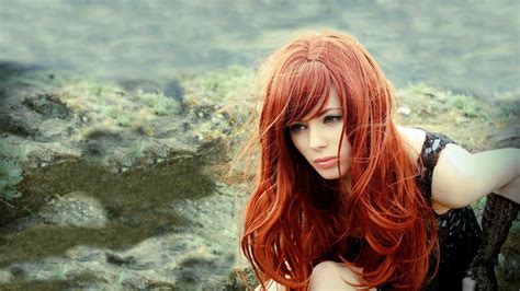 red hair woman ~ mystery wallpaper