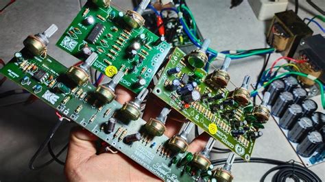 pasang kit mixer audio  potensio tone control  echo reverb