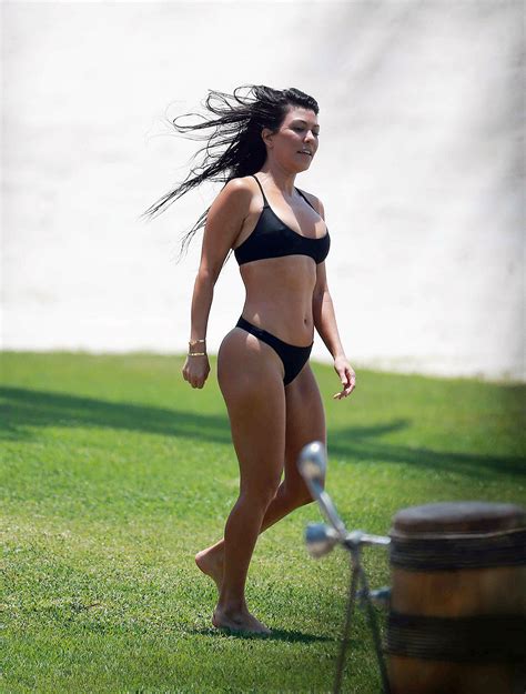 kourtney kardashian hot bikini on vacation scandal planet
