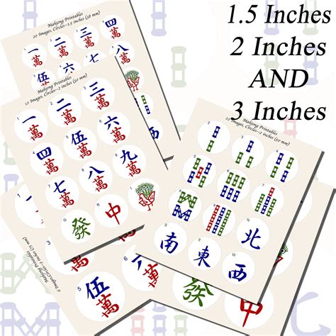 mahjong cards printable masterprintableinfo