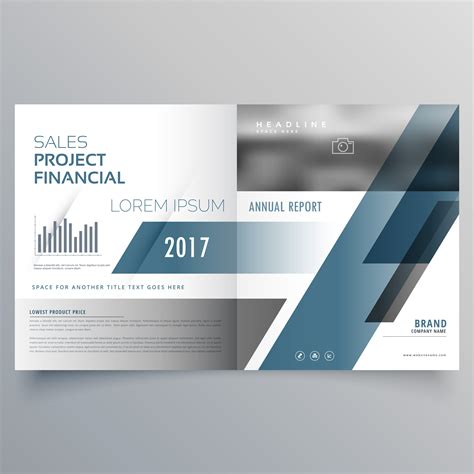 business brochure cover page design template   vector art