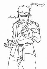 Ryu Dibujos últimos sketch template