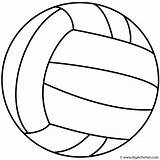 Volleyball Coloring Pages Sports Print Template Clipartmag sketch template