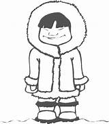 Eskimo sketch template