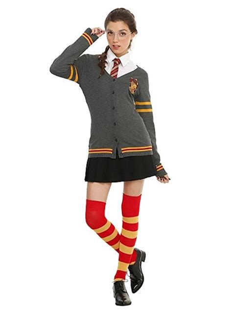 hot topic harry potter gryffindor cardigan sexy harry potter costumes popsugar love and sex