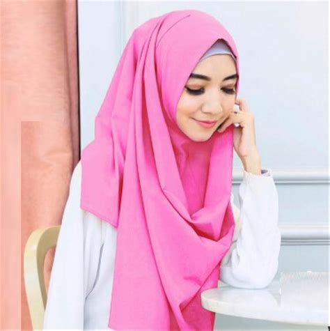 Hijab Pashmina Warna Hitam