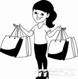 Shopping Clipart Girl Bags Cliparts Bag Outline Occupations Clip Graphics Cliparting Lawyer Results Search Library Available Classroomclipart Transparent Members Join sketch template