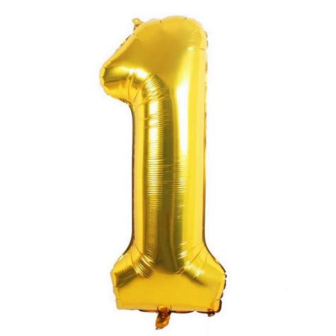 mini gold foil balloon number   party station