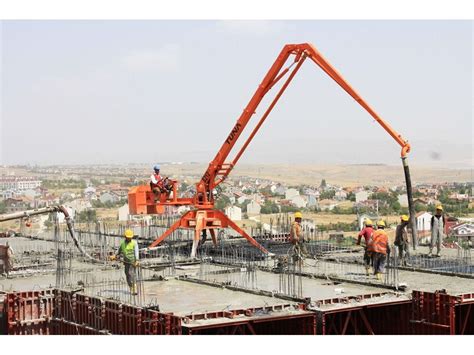 china mobile spider hydraulic concrete placing boom china concrete conveying concrete placing