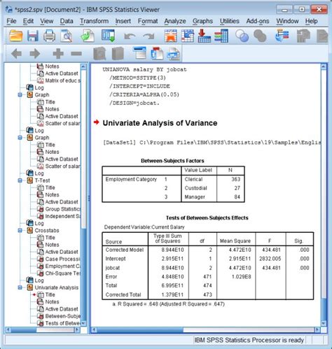 spss for the classroom statistics and graphs