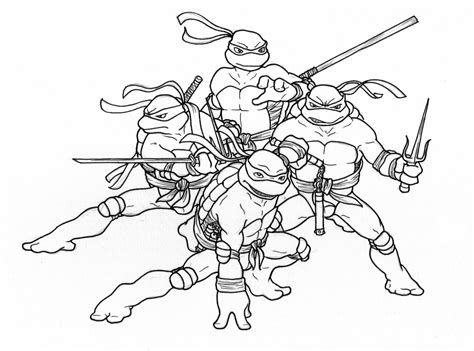 ninja turtles kids coloring pages coloring pages