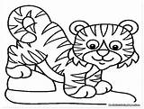 Coloring Pages Tiger Mandala Getdrawings sketch template