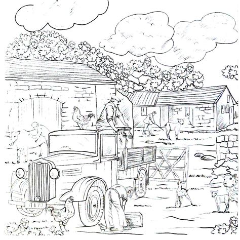 farm field coloring pages coloring home