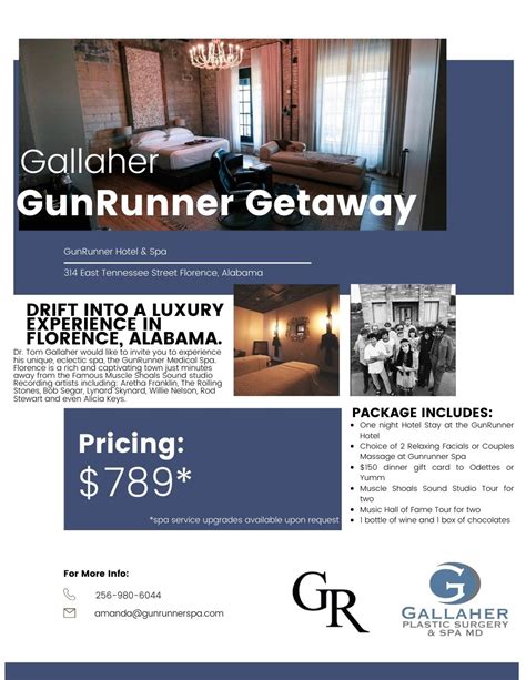gunrunner spa knoxville tn gallaher plastic surgery
