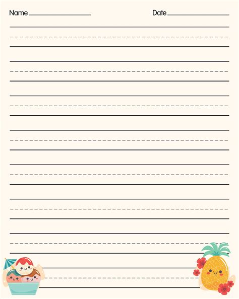 printable primary lined paper printable world holiday