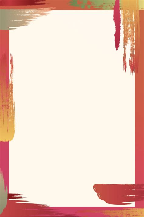 simple watercolor colorful border background wallpaper image