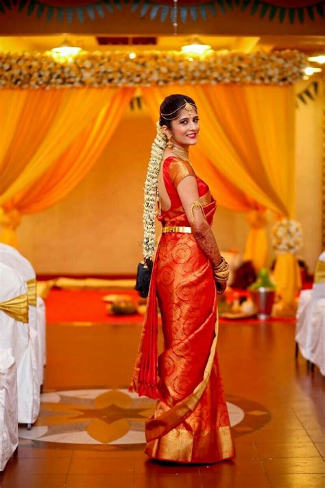 South Indian Wedding Saree Indian Bridal Sarees Indian Bridal Fashion