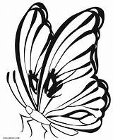 Butterfly Coloring Pages Printable Line Simple Drawing Butterflies Monarch Cocoon Cool2bkids Colouring Kids Color Drawings Easy Clipart Getcolorings Clipartmag Dazzling sketch template