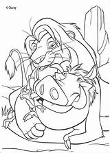 Timon Simba Pumbaa Lion Coloring Pages King Color Print Online Together Mufasa Hellokids Roi Le Disney Rey Leon El Para sketch template