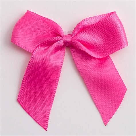 mm hot pink satin ribbon   favour lane