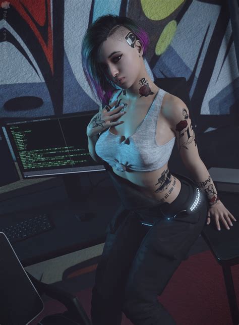 judy alvarez cyberpunk 2077 miss ally on patreon in 2021 cyberpunk
