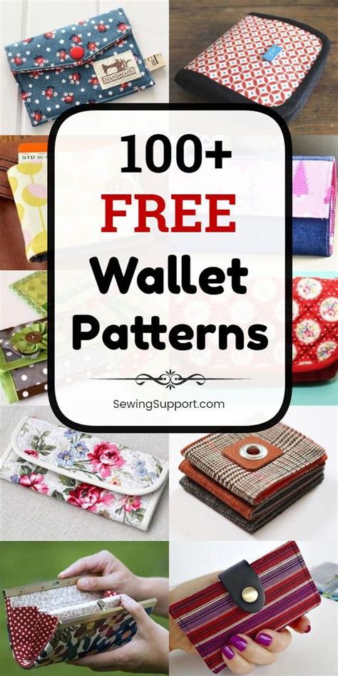 fabric wallet patterns  tutorials  diy projects  sew