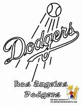 Coloring Dodgers Pages Angeles Los Baseball Mlb Major League Cubs Chicago Printable Color Print Oriole Stencils Yescoloring Sports Team Getcolorings sketch template
