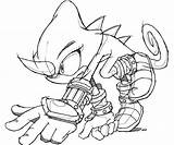 Sonic Espio Chameleon Coloring Pages Generations Action Printable Another Cartoon sketch template
