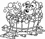 Bath Coloring Pages Animated Coloringpages1001 Gifs sketch template