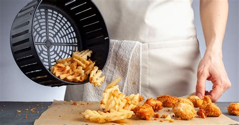 clean  air fryer tips  remove baked  grease  residue