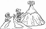 Everest Bergsteiger Landschaften Malvorlage Dieses Malvorlagen sketch template