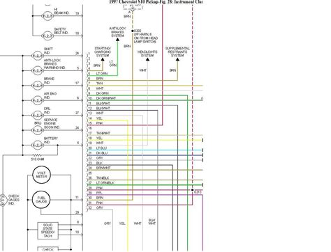 diagram chevy  cluster wiring diagram wiringdiagramonline
